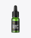Green Glass Dropper Bottle Mockup Green Glass Dropper Bottle Mockup