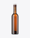 Amber Glass Bottle Mockup