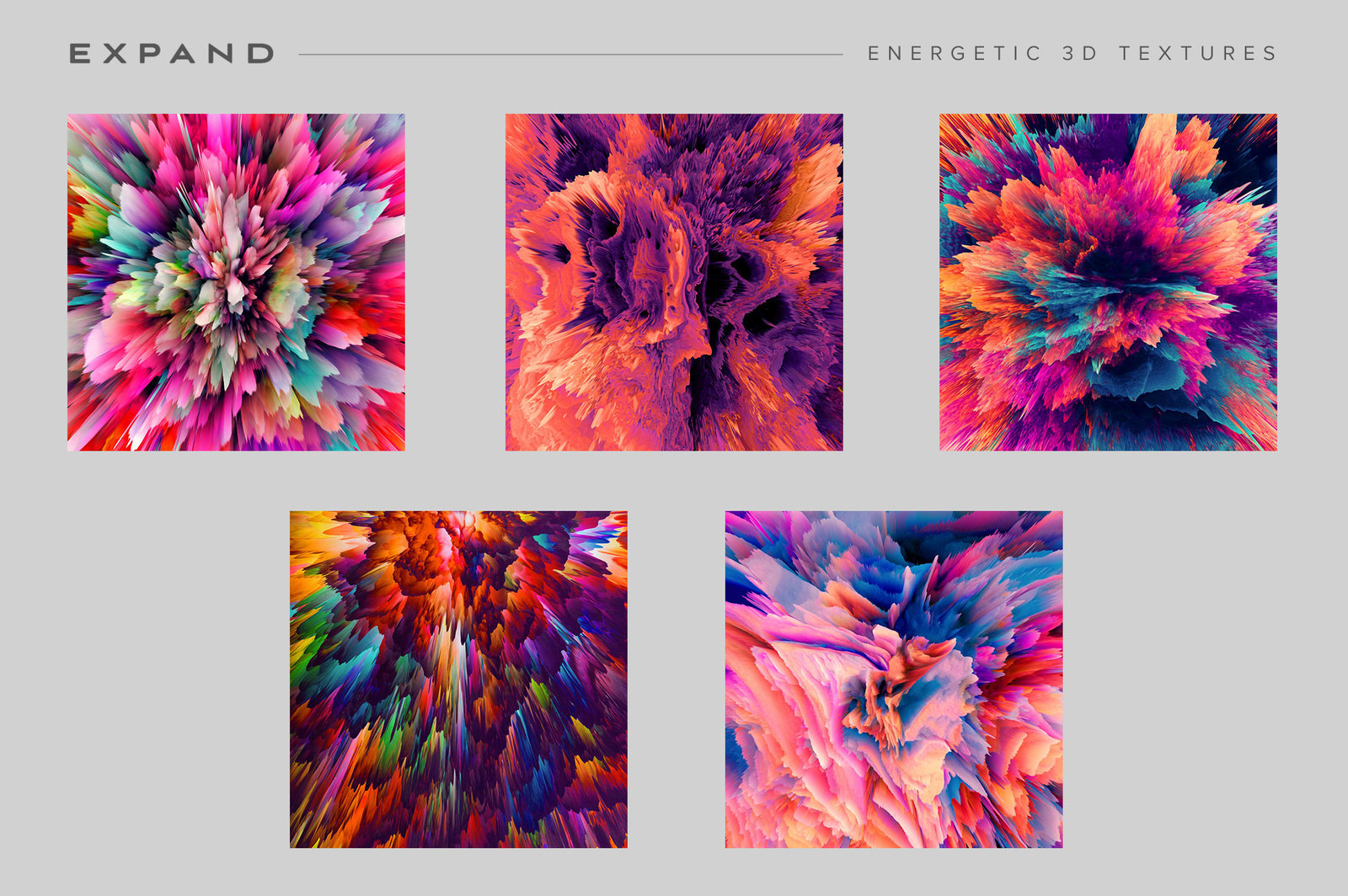 Expand: Energetic 3D Textures