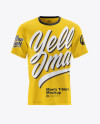 Men's Short Sleeve T-Shirt Mockup - Front View