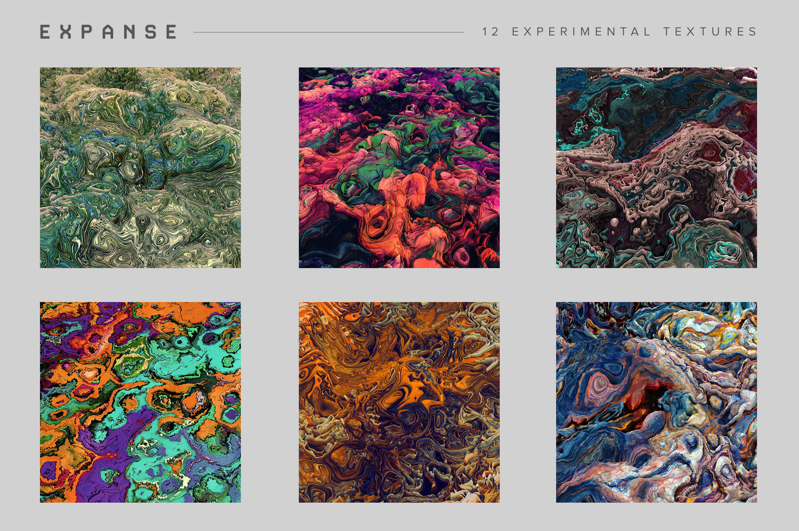 Expanse: 12 Experimental Textures
