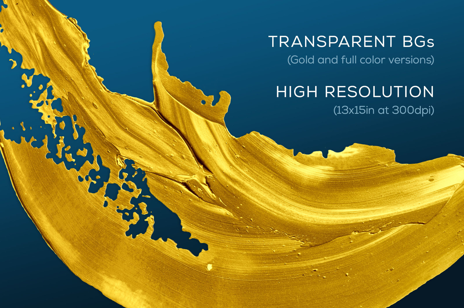 Golden Paint: Isolated Paint Textures