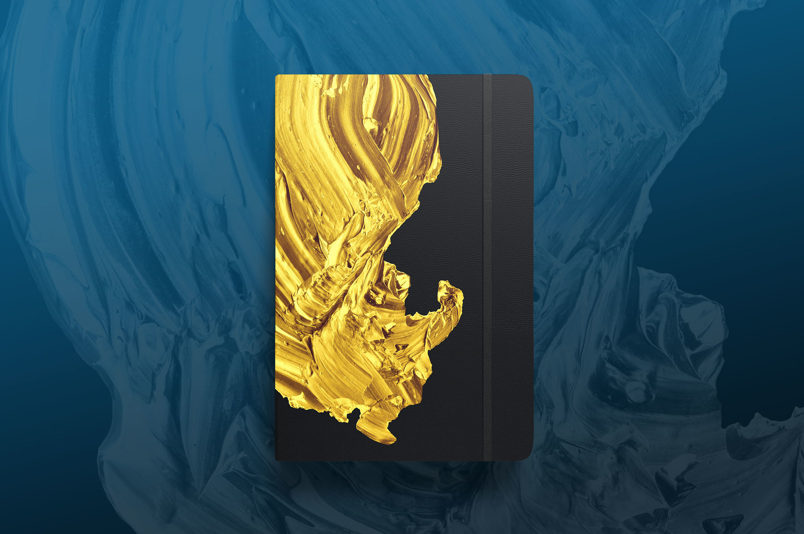 Golden Paint: Isolated Paint Textures