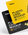 Two Plastic Cards Mockup