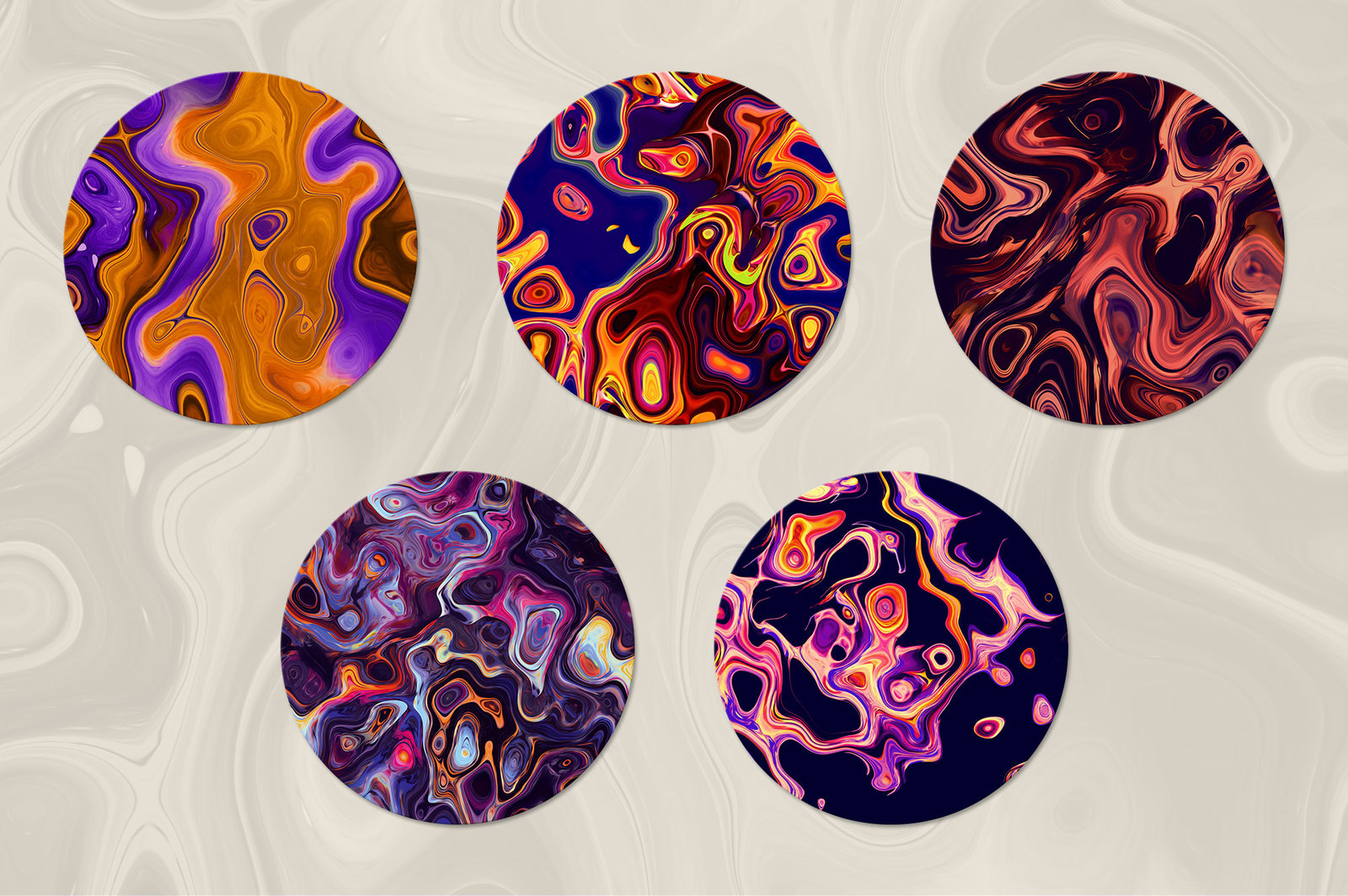 Swirled, Vol. 1: 15 Abstract Marble Textures