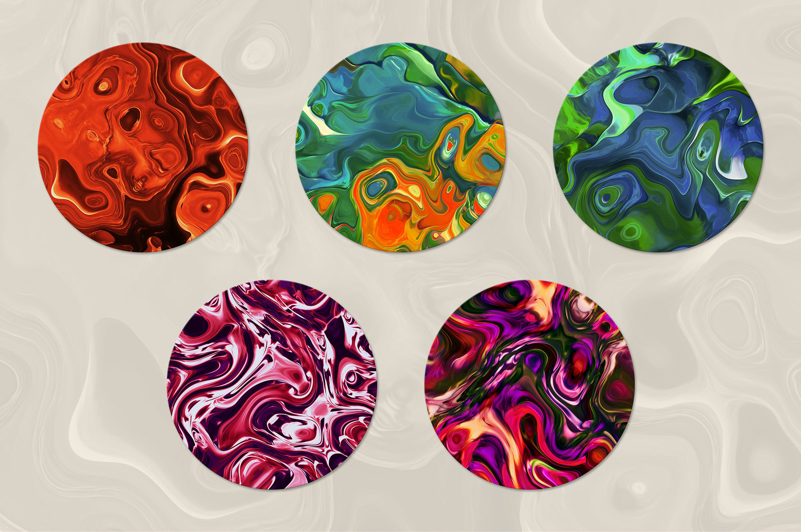 Swirled, Vol. 1: 15 Abstract Marble Textures