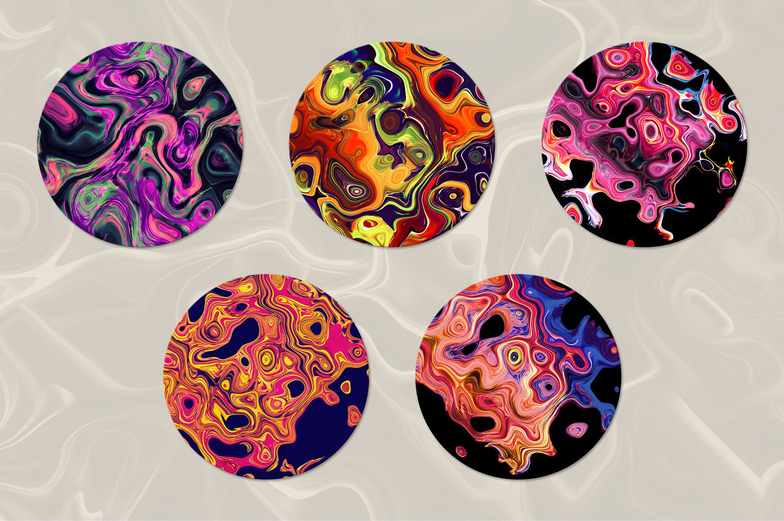 Swirled, Vol. 2: 15 Abstract Marble Textures