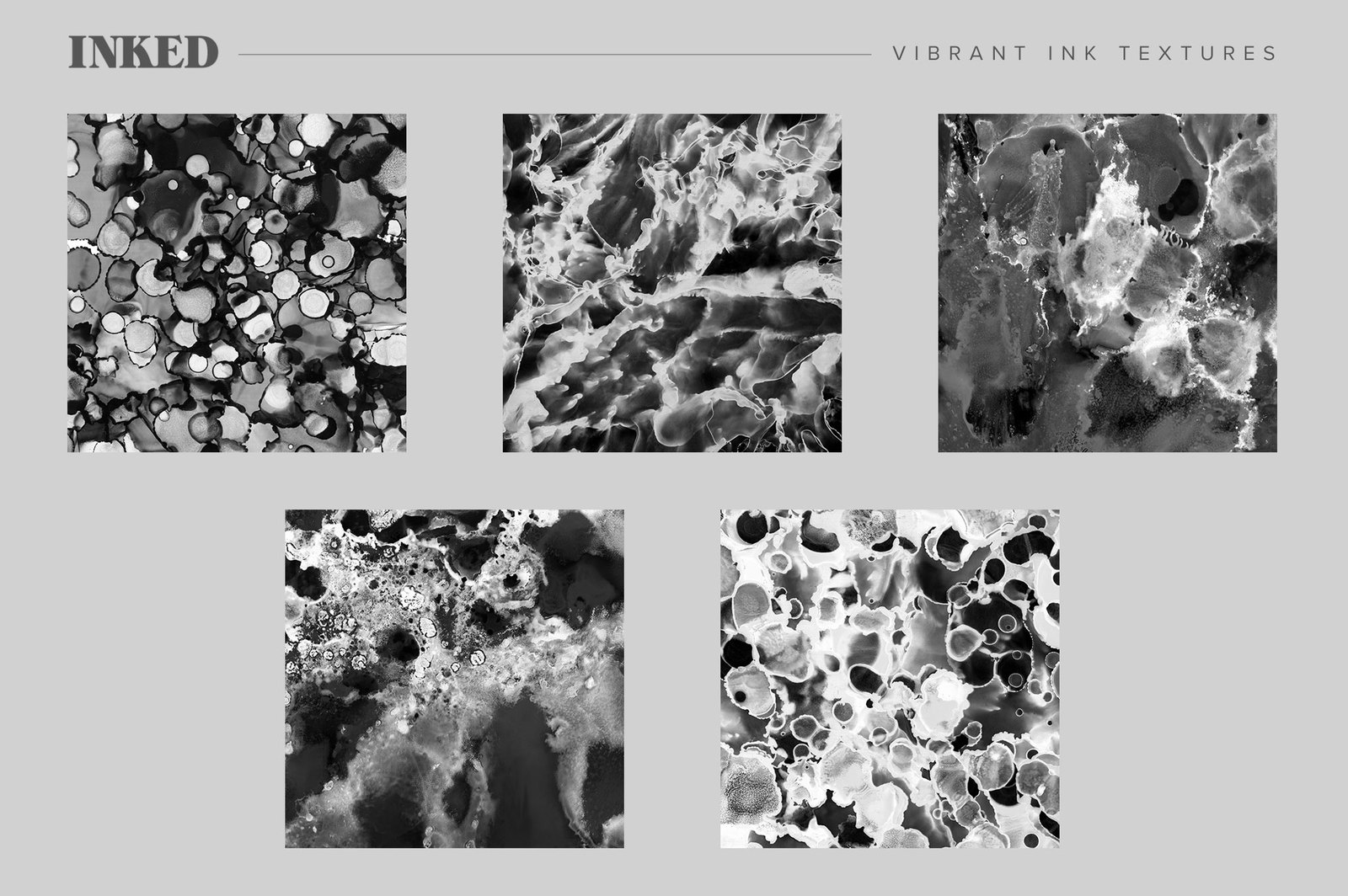 Inked: Abstract Ink Textures