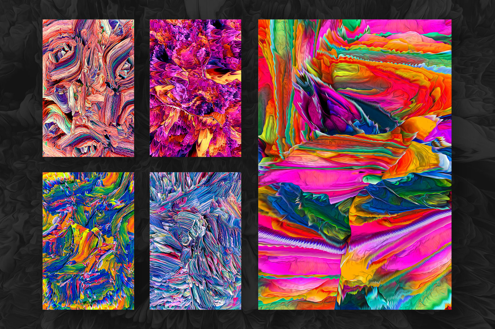 Burst: 40 Abstract Paint Textures