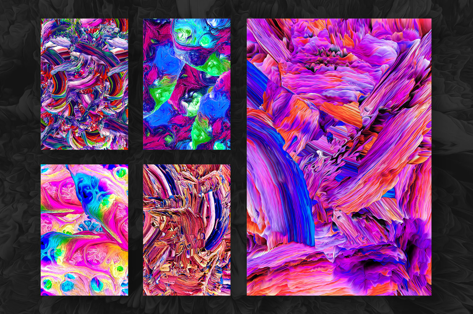 Burst: 40 Abstract Paint Textures