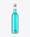 Clear Glass Bottle Mockup