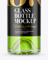 Clear Glass Bottle Mockup