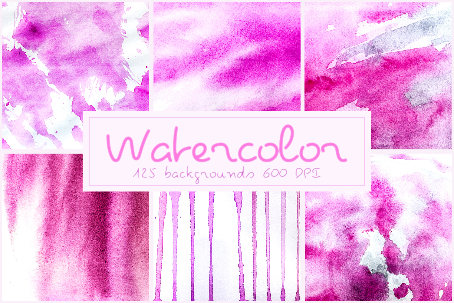 Watercolor textures backgrounds digital paper watercolour