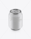 250ml Matte Aluminium Can Mockup (High-Angle Shot)