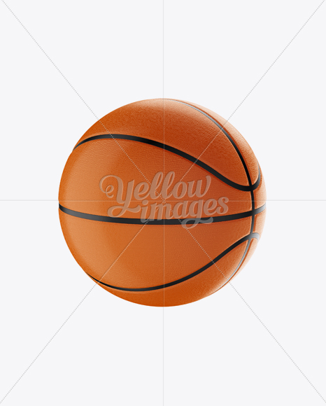 Basketball Ball Mockup - Halfside View