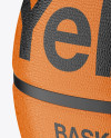 Basketball Ball Mockup - Halfside View