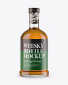 Clear Glass Brandy Bottle Mockup Clear Glass Brandy Bottle Mockup