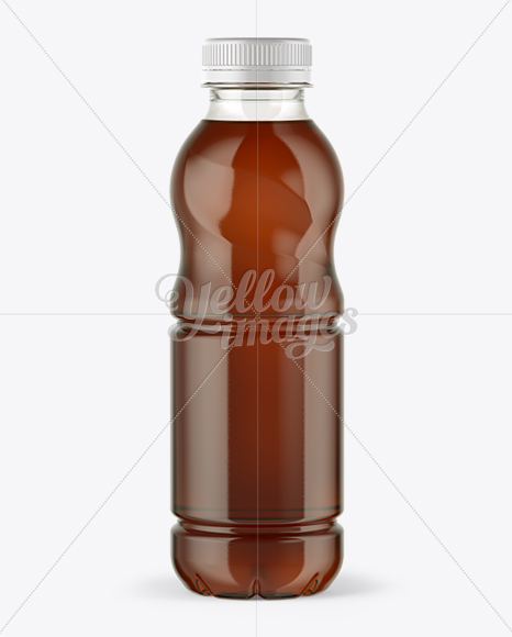 0,5L Iced Black Tea Bottle Mockup