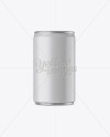 150ml Matte Aluminium Can Mockup (Eye-Level Shot) - Free Download