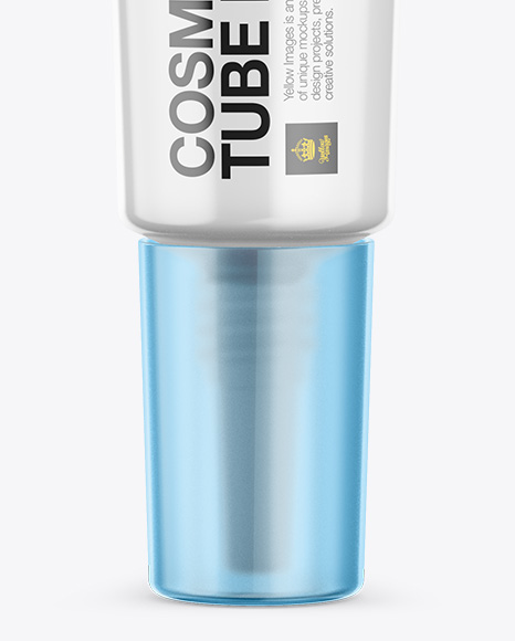 Plastic Cosmetic Tube Mockup