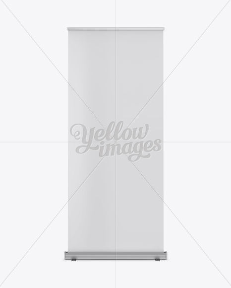 Roll-up Banner Mockup - Front View