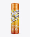 Plastic Cosmetic Bottle With Frosted Cap Mockup