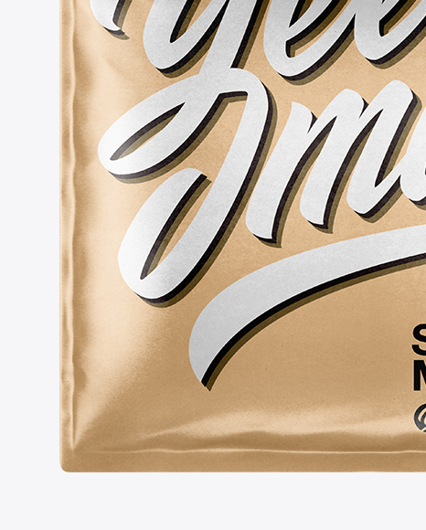 Kraft Sachet Mockup