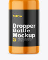 Glossy Dropper Bottle Mockup