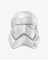 Glossy Stormtrooper Helmet Mockup