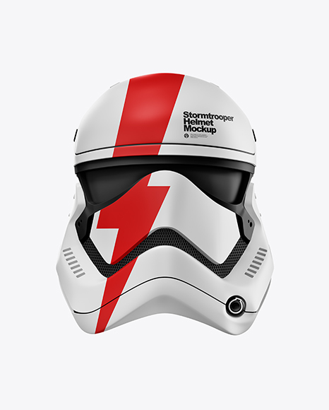 Matte Stormtrooper Helmet Mockup