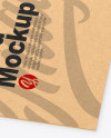 Two Kraft Business Cards Mockup