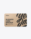 Kraft Business Card Mockup