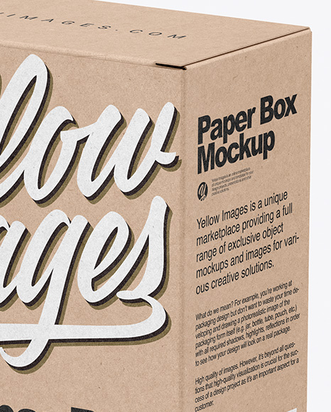 Two Kraft Boxes Mockup