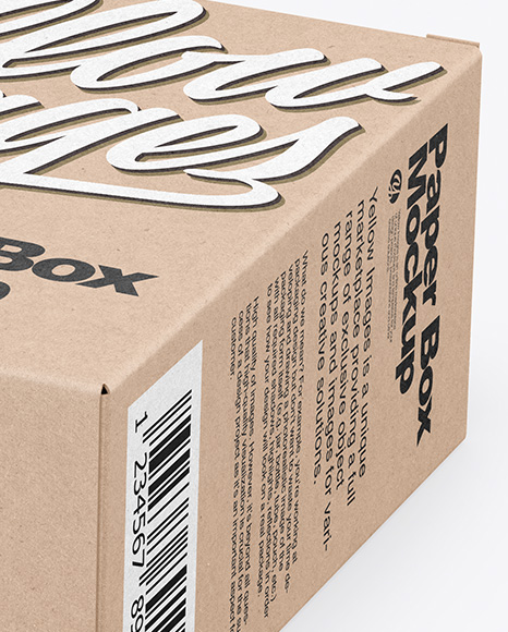 Kraft Box Mockup