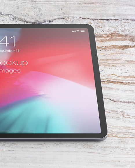 Apple iPad Pro 2018 12.9 Mockup