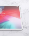 Clay Apple iPad Pro 2018 12.9 Mockup