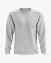 Men’s Heather Midweight Sweatshirt mockup (Front View)