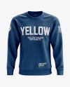 Men’s Heather Midweight Sweatshirt mockup (Front View)