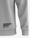 Men’s Heather Midweight Sweatshirt mockup (Front View)