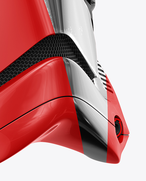 Glossy Stormtrooper Helmet Mockup