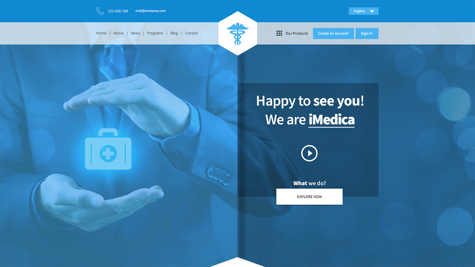 iMedica Layout - 10 screens