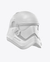 Matte Stormtrooper Helmet Mockup