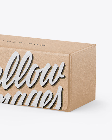 Kraft Paper Box Mockup