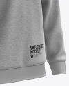 Men’s Heather Midweight Sweatshirt mockup (Right Half Side View)