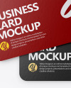 Paper Business Cards Mockup