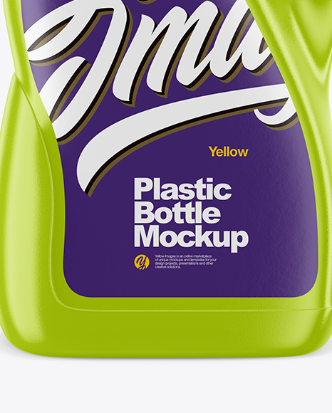 Glossy Detergent Bottle Mockup