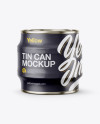 Matte Tin Can Mockup