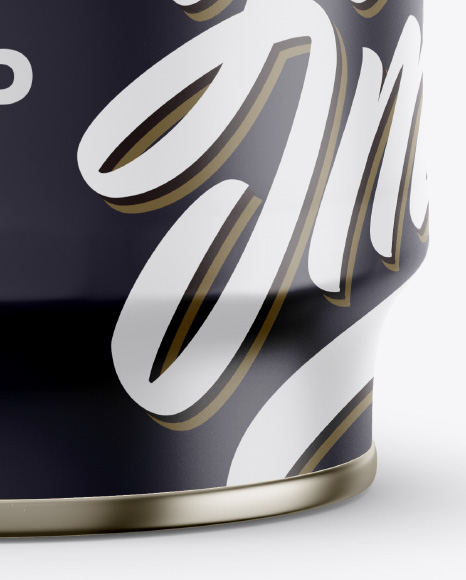 Matte Tin Can Mockup