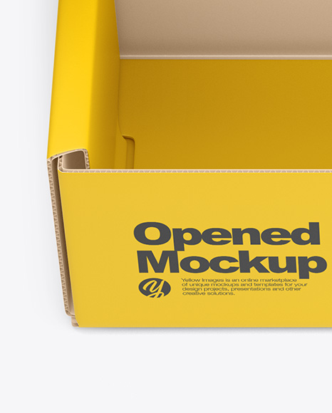 Opened Box Mockup