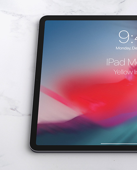 Apple iPad Pro 2018 12.9 Mockup